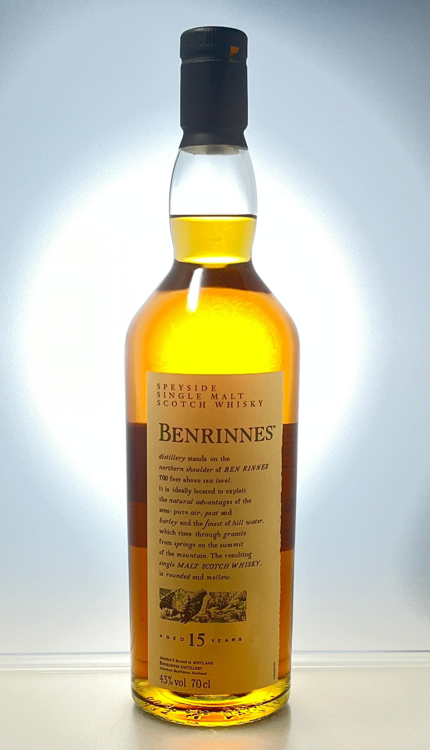 ベンリネス15年700ml(花と動物シリーズ)【スコッチウイスキー】