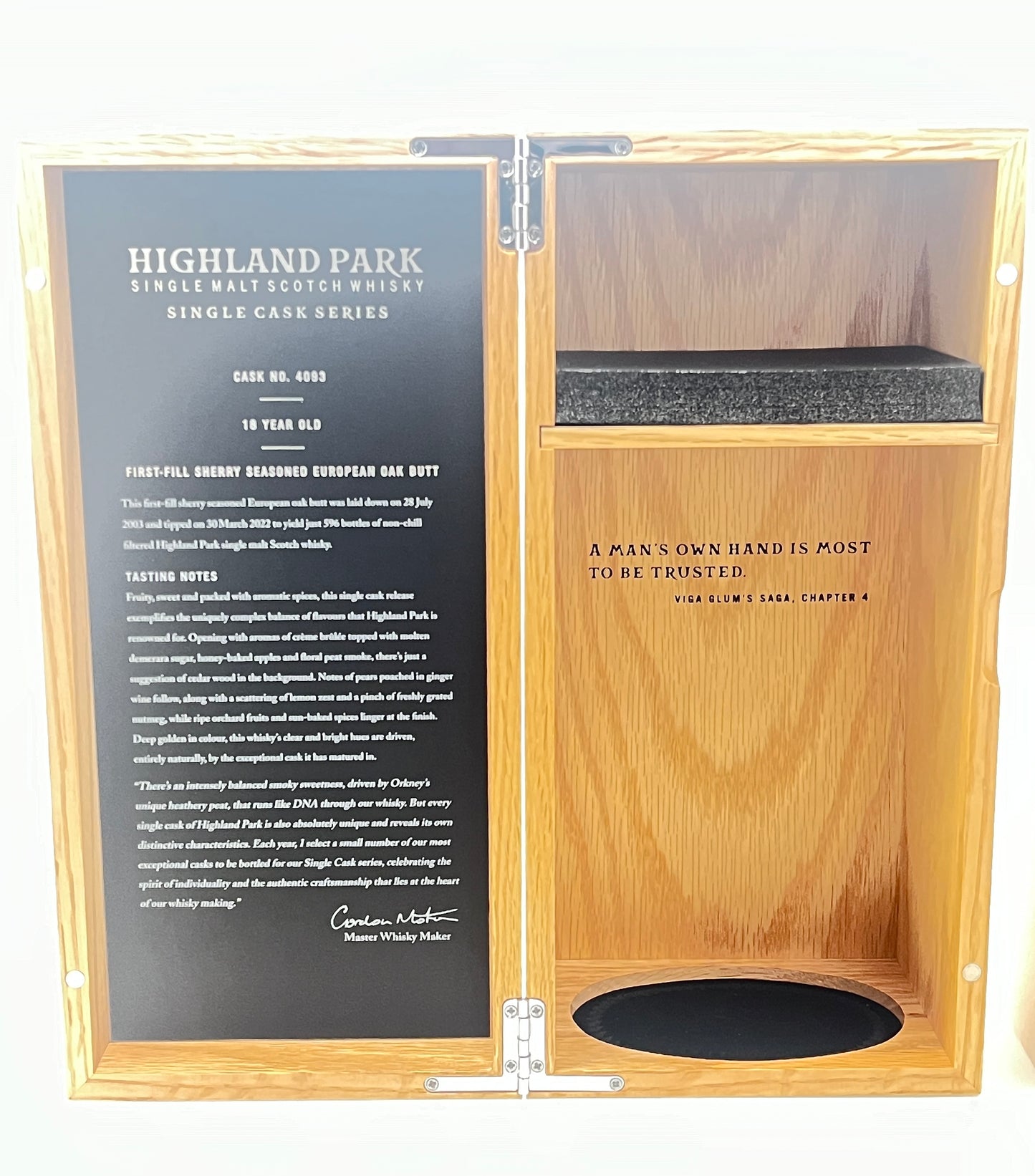 ハイランドパーク18年 MMWM2023限定 ♯4093(在庫1本)【スコッチウイスキー】