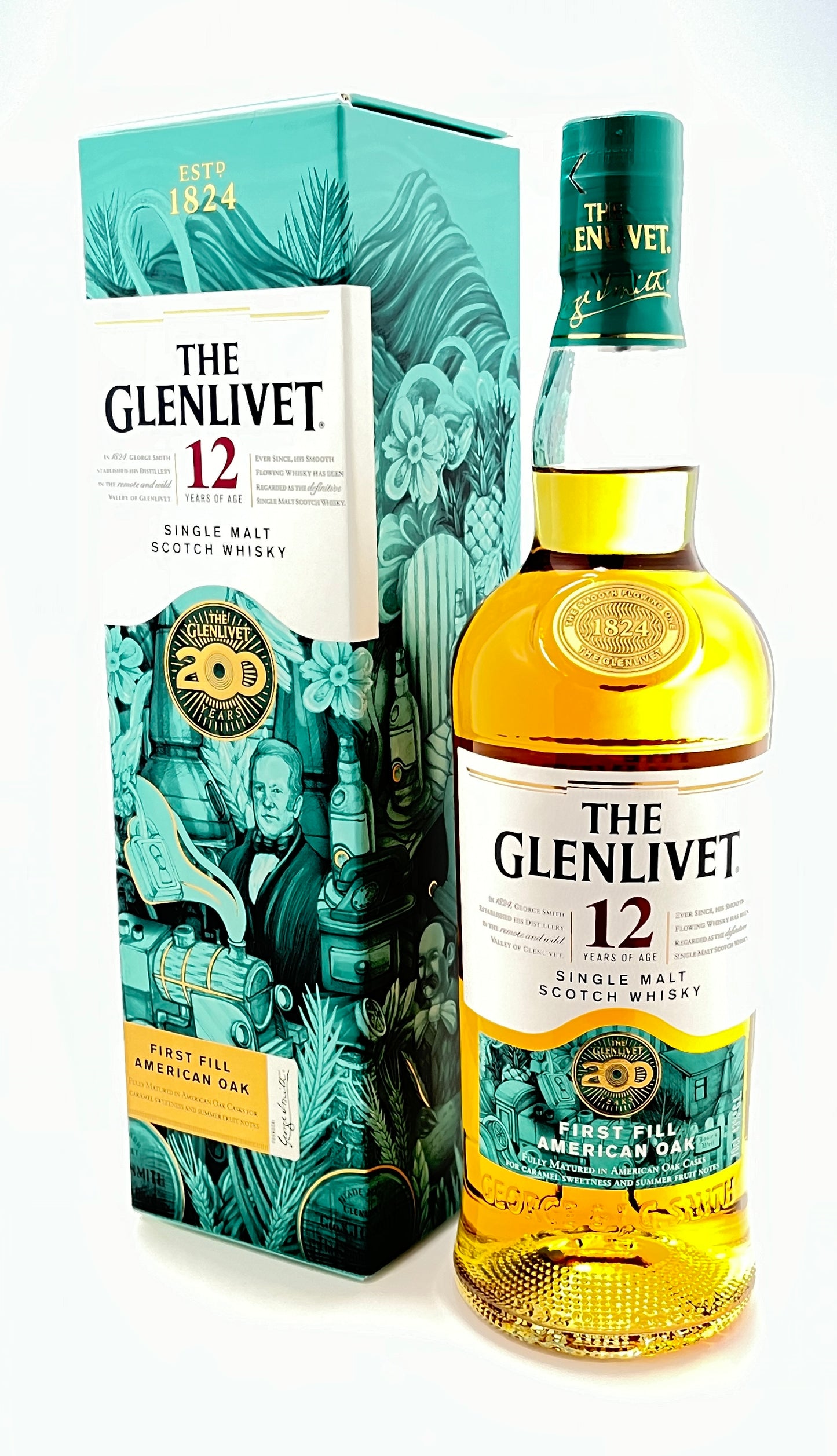 ザ・グレンリベット12年 200周年 700ml〈在庫1本〉【スコッチウイスキー】