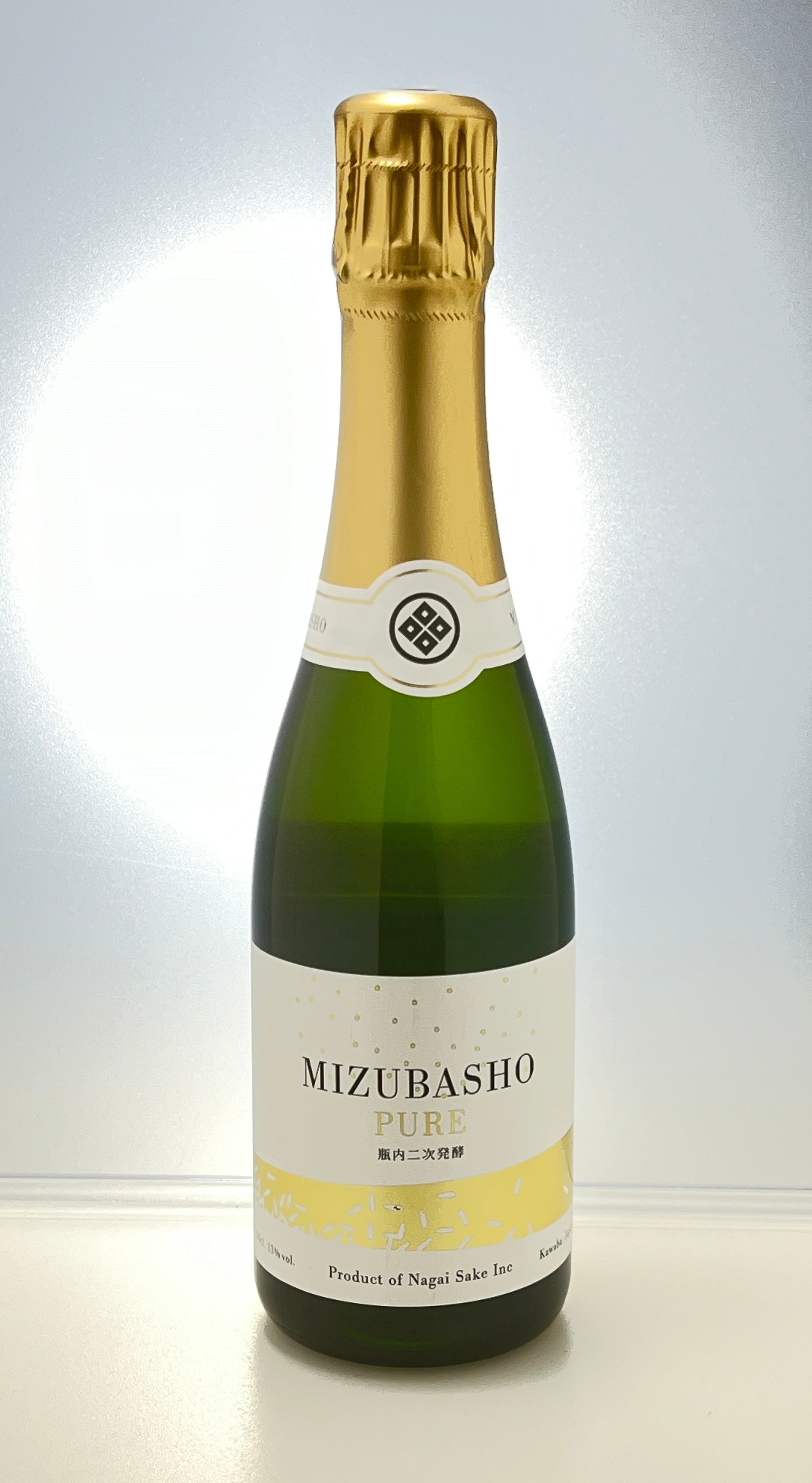 MIZUBASHO PURE 瓶内二次発酵 360ml 【群馬県の地酒】