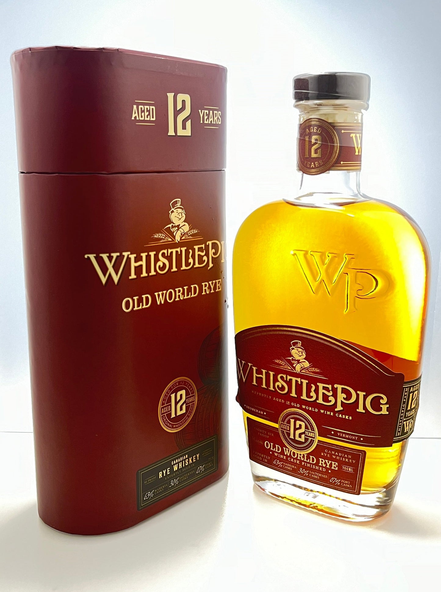 ホイッスルピッグ12年オールドワールドライ700ml【アメリカンウイスキー】