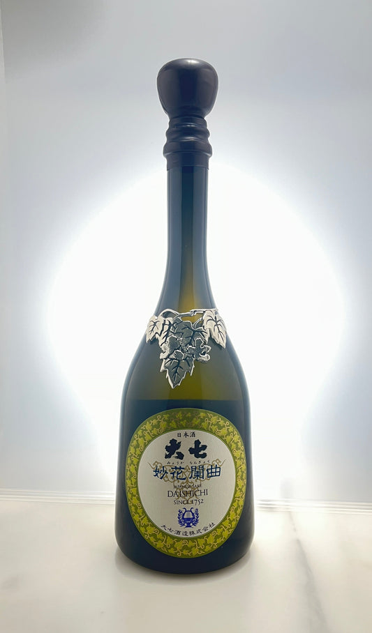 大七 妙花蘭曲 生酛純米大吟醸雫原酒 720ml 【福島県の地酒】（夏季冷蔵発送）