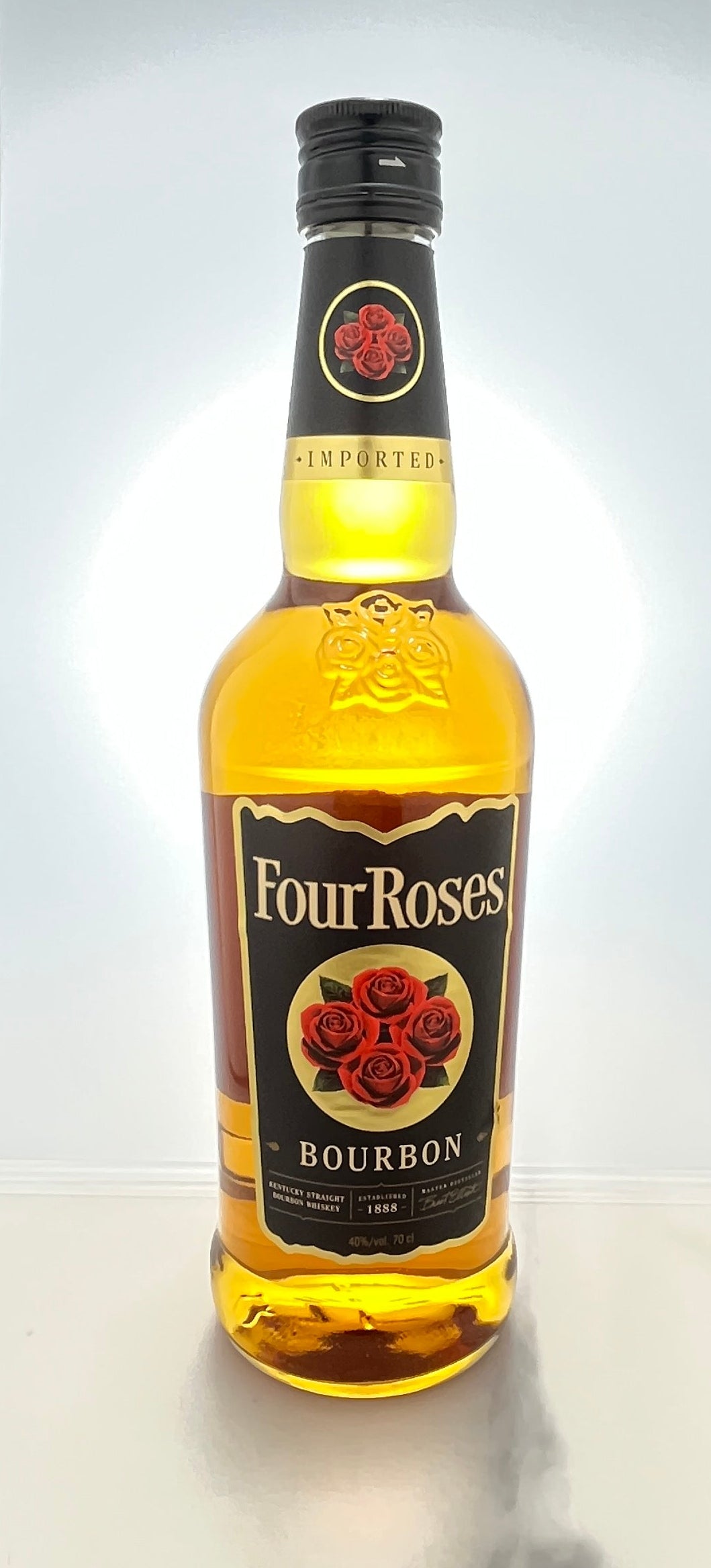 フォアローゼス ブラック 〈オリジナルグラス、ラバーコースター付〉 700ml【アメリカンウイスキー】